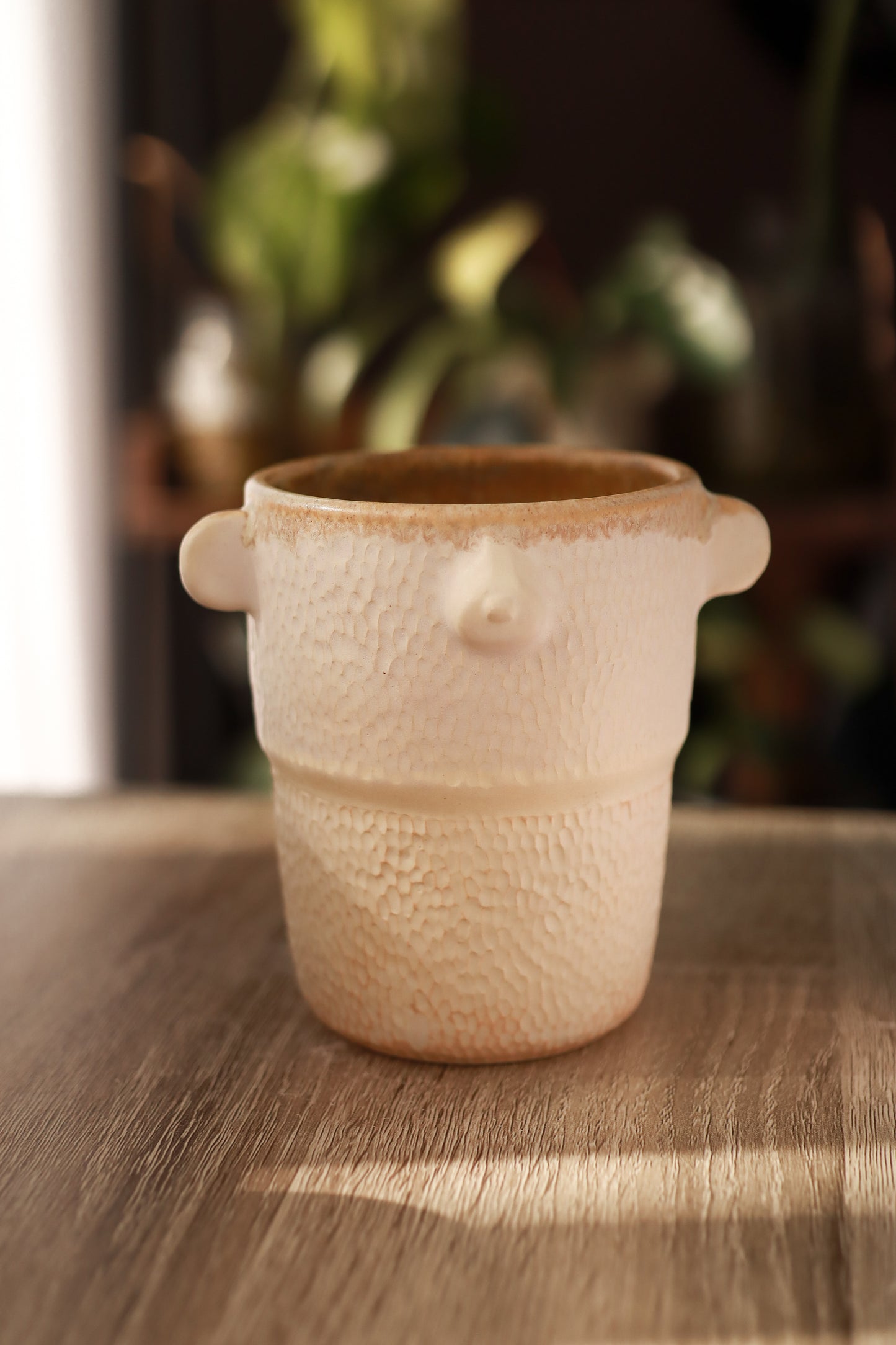 Vaso oso marfil