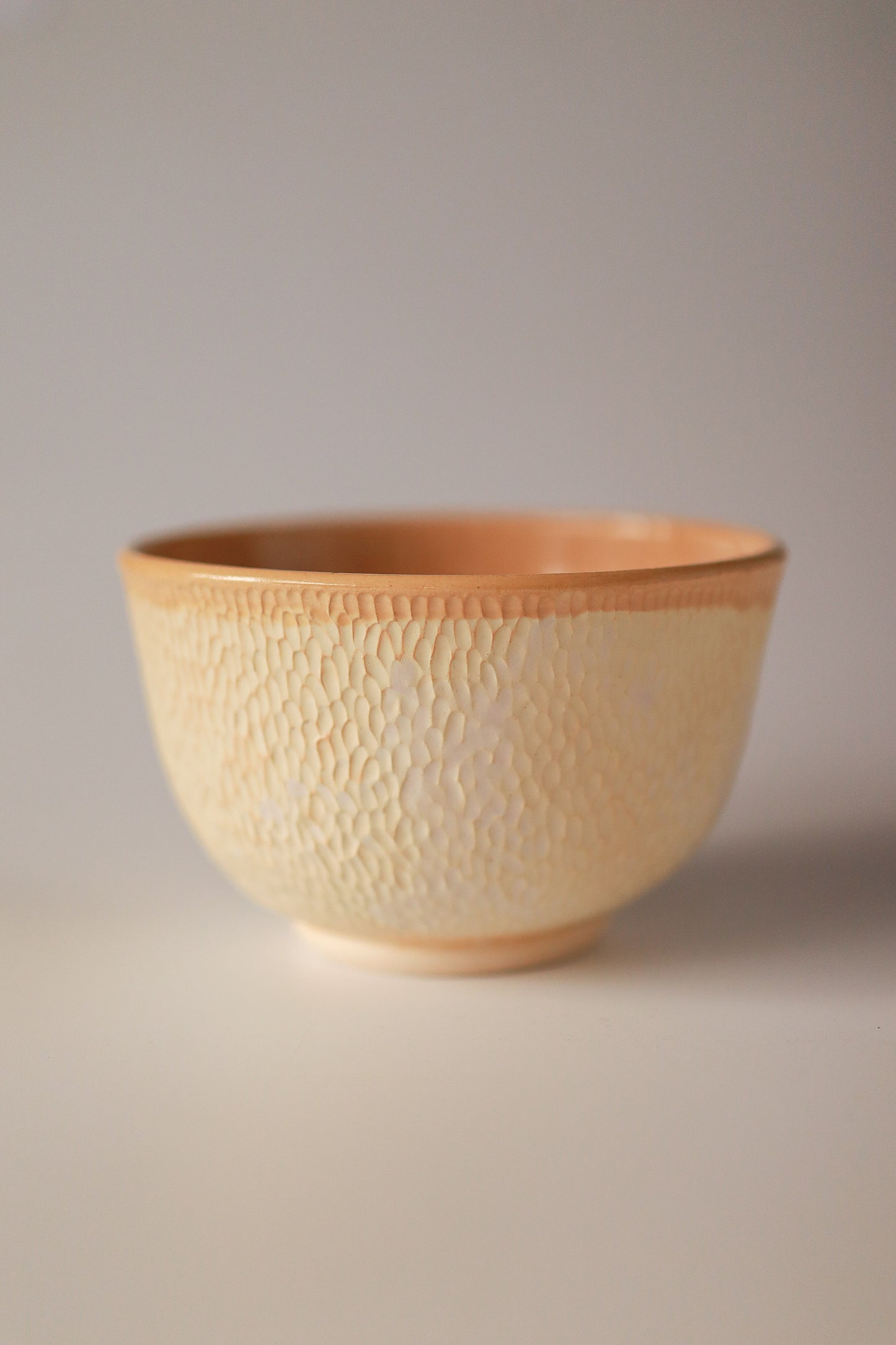 Bowl texturado blanco