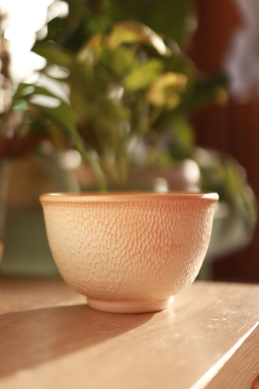 Bowl texturado blanco