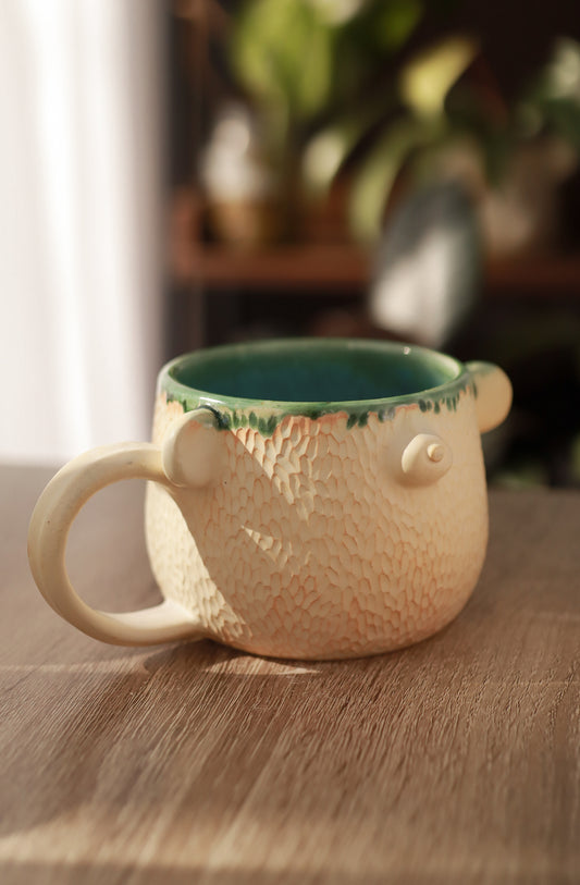 Taza texturada de osito